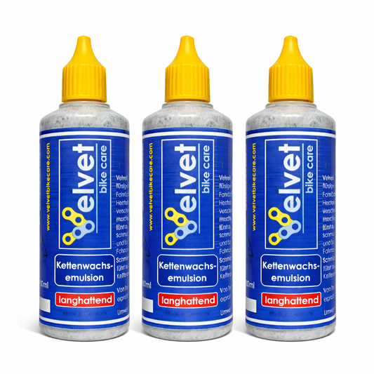 Flüssiges Grafit-Kettenwachs 3 × 100 ml – Hochleistungs-Pflege für Rennrad & MTB