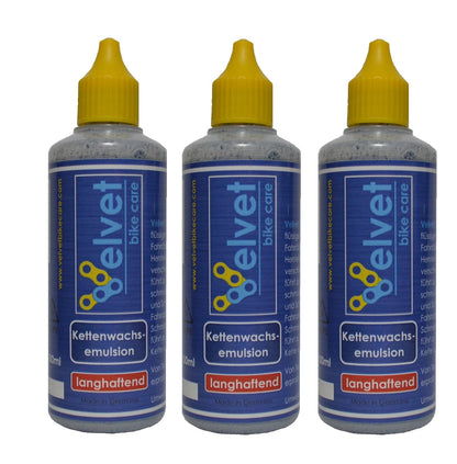 kettenwachs rennrad Kettenwachs 3×100 ml – Grafit‑Profi‑Set für Fahrradketten – Velvet Bike Care