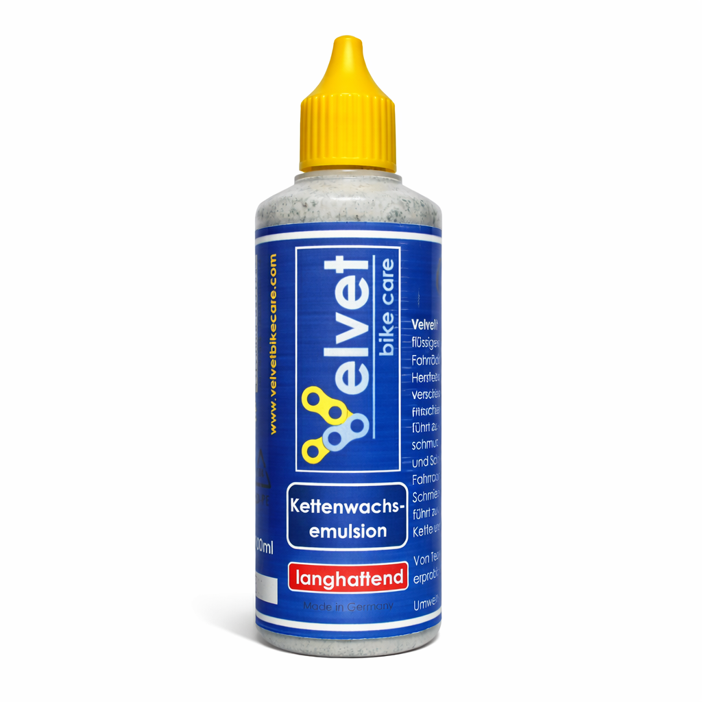 Kettenwachs 100 ml flüssig – Grafit für saubere Fahrradketten – Velvet Bike Care